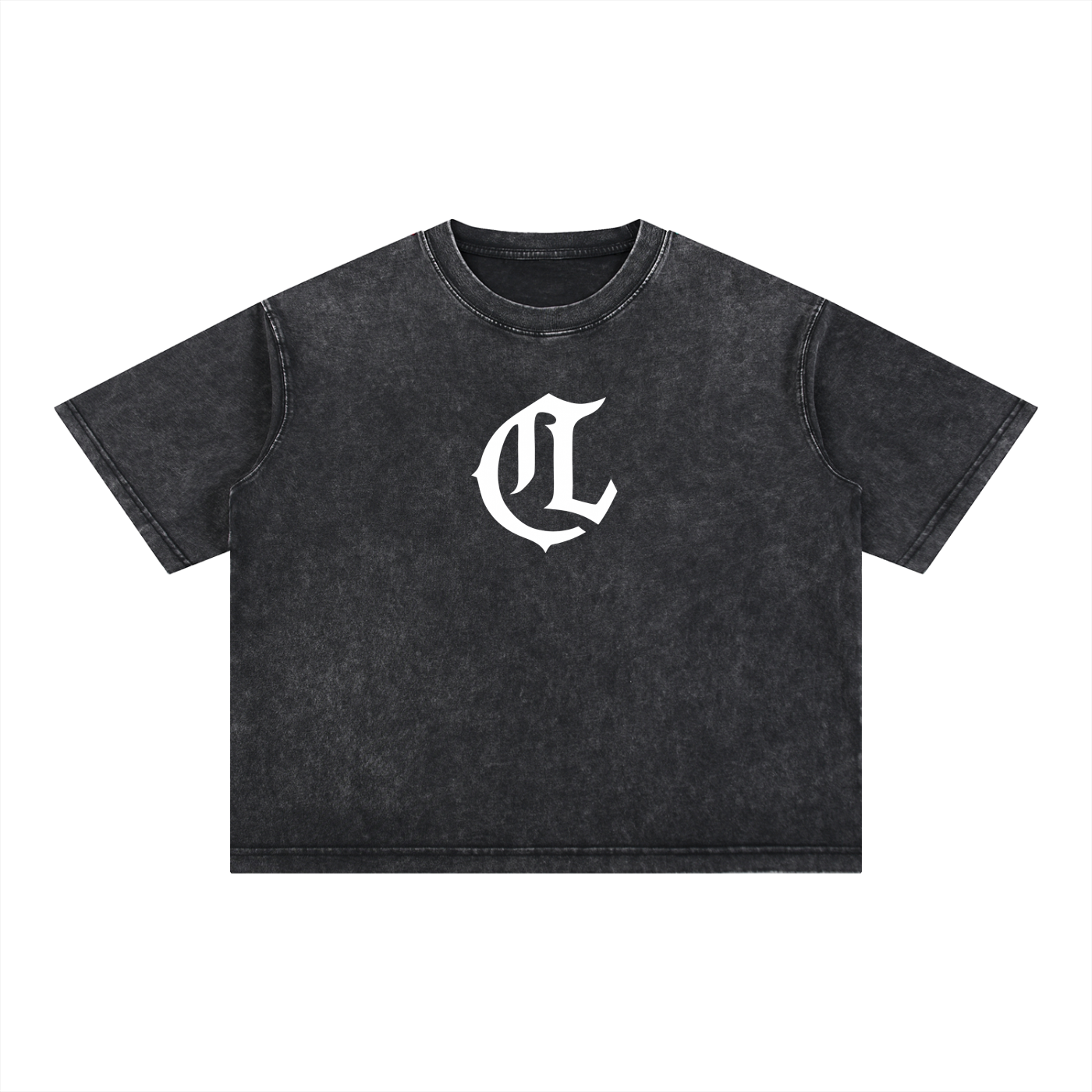 Mineral Wash Boxy Cotton T-Shirt