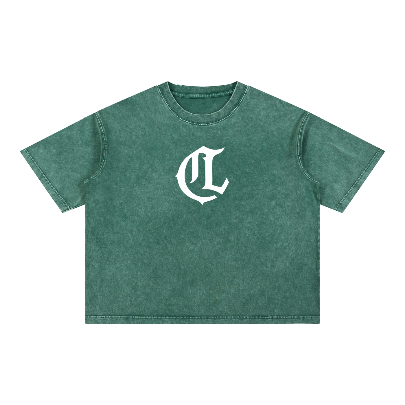 Mineral Wash Boxy Cotton T-Shirt