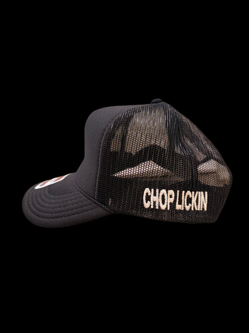 CL V3 Trucker (Black with White Embroidery)
